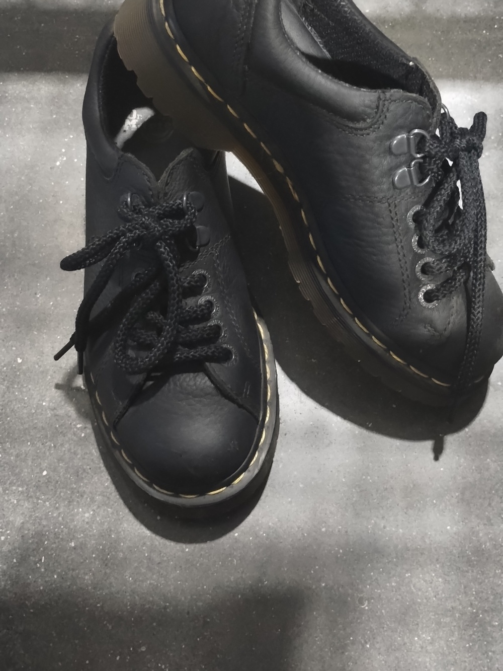 Dr Martens US 7 Y2K Vintage Chunky Platform Oxford Air Wair Black shoes 7 11864